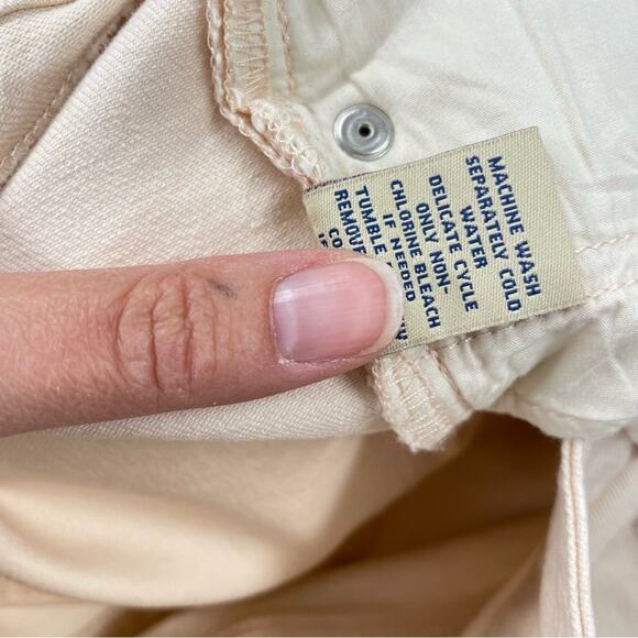 Cabi Pale Peach Bootcut High Rise Womens Jeans 6 Boot Cut - Picture 6 of 11